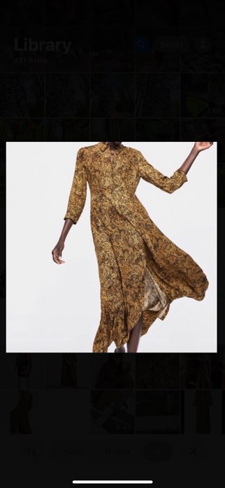 Rochie camasa zara mărime XS vascoza