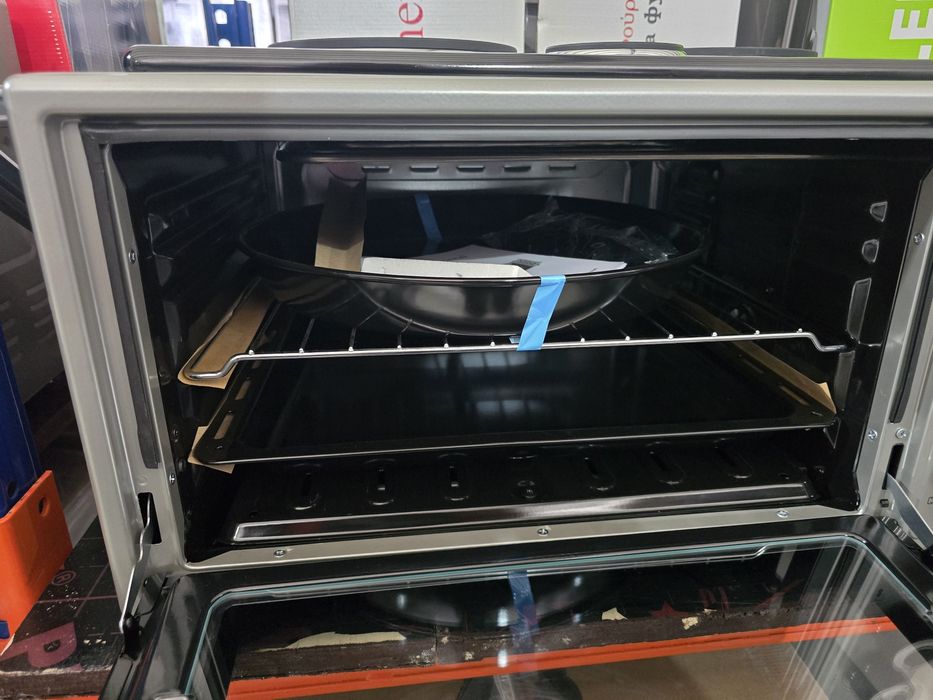 Нова малка готварска печка с вентилатор GL General 50 литра 3 котлона