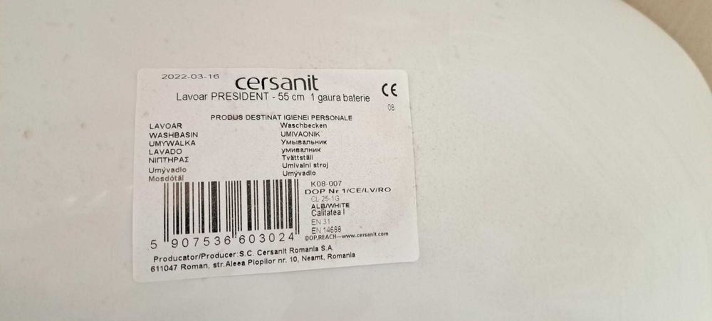 Vand obiecte sanitare nefolosite