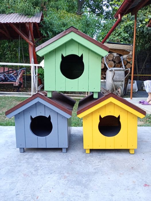 Cușcă căsuța pisică