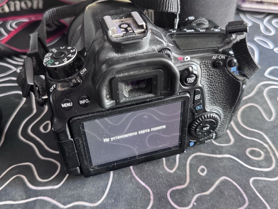 Комплект 2 обьектива камера canon 70d
