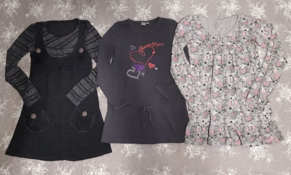 Блузки с дълъг ръкав ръст 152см.