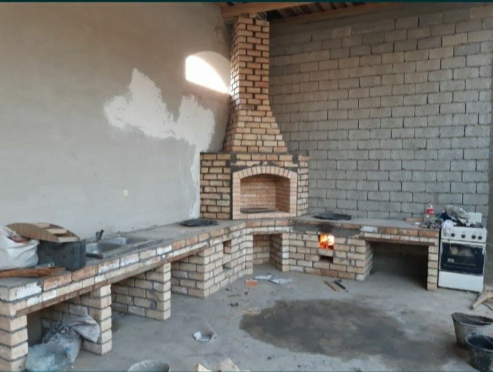 Yozgi oshxona Barbekyu qozon ochoq kaminni pechla quramza