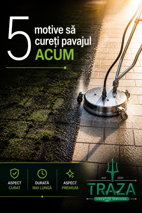 Pavaj murdar? Acoperiș cu mușchi? Panouri pline de praf?