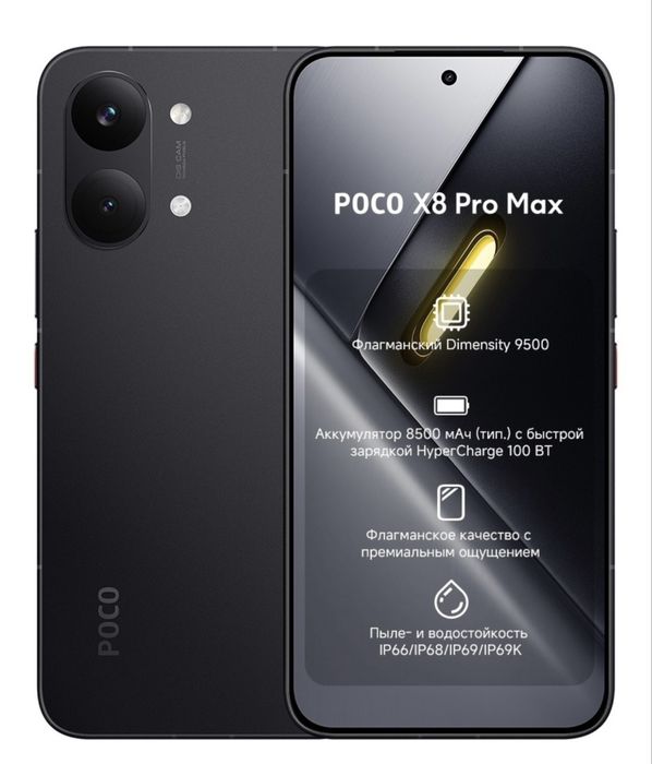 Новый Poco X8 Pro Max. Полный комплект. Чек. Не подошел.