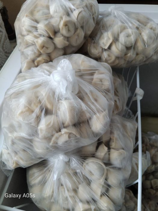 Домашние пельмени  манты