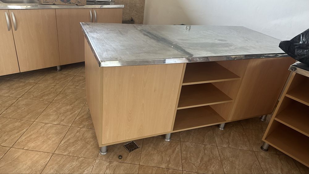 Masa bucatarie laborator cofetarie blat inox