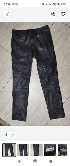 vând pantaloni piele naturala foarte moi și catifelati, NOI