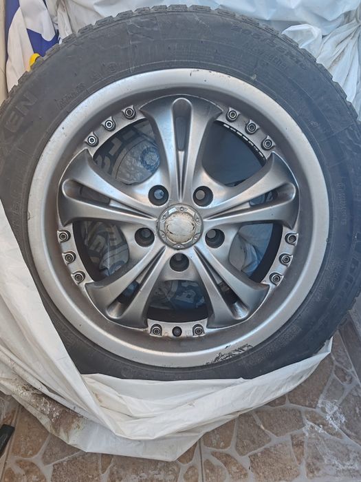 Jante aliaj VW R16 + anvelope vară 205/55 R16 – set 4 buc