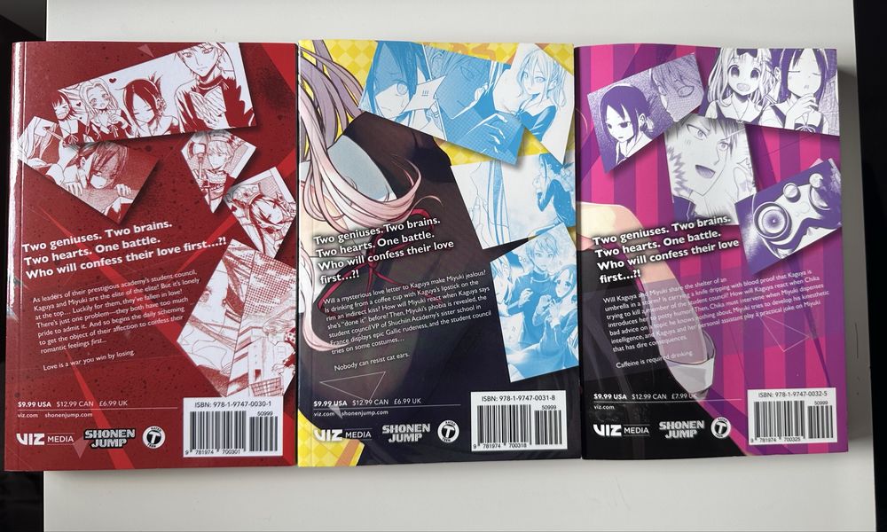 Манги Kaguya-sama love is war vol.1,2,3