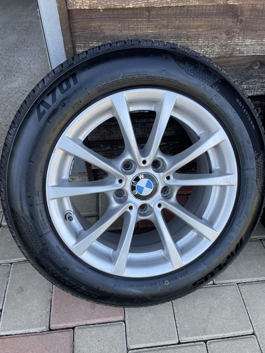 Jante BMW V-Spoke 390 + anvelope iarna 205/60 R16 DOT 2024