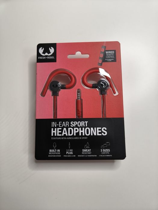 Casti Sport Fresh 'n Rebel In-Ear cu Microfon și Control Volum, Jack 3.5mm, Noi, Sigilate