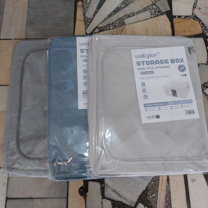 Складной органайзер дляхранения
вещей, одежды, белья, с крышкой и
жест