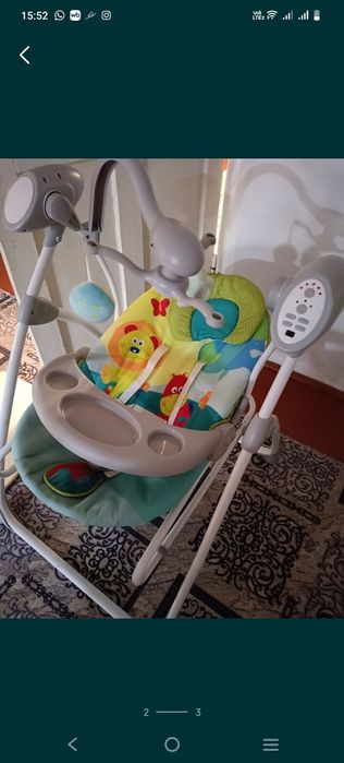 Электро качели шезлонг