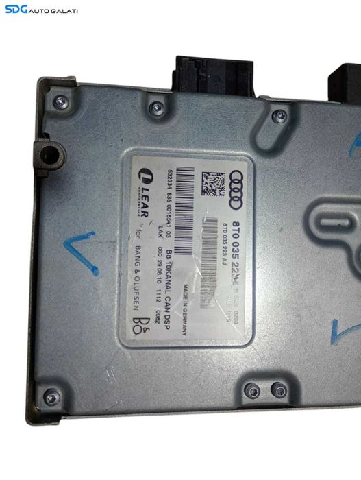Unitate Modul Calculator Amplificator Sistem Audio Bang Olufsen Audi A4 B8 2008 - 2016 Cod 8T0035223AP [LC0818]