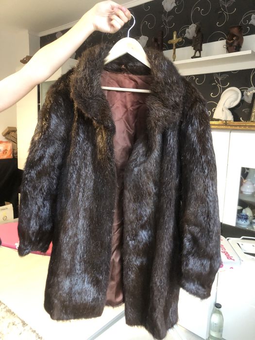 Blana de castor de femei, naturala