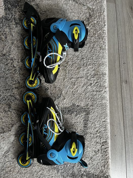 Детски сини ролери 32-35 номер