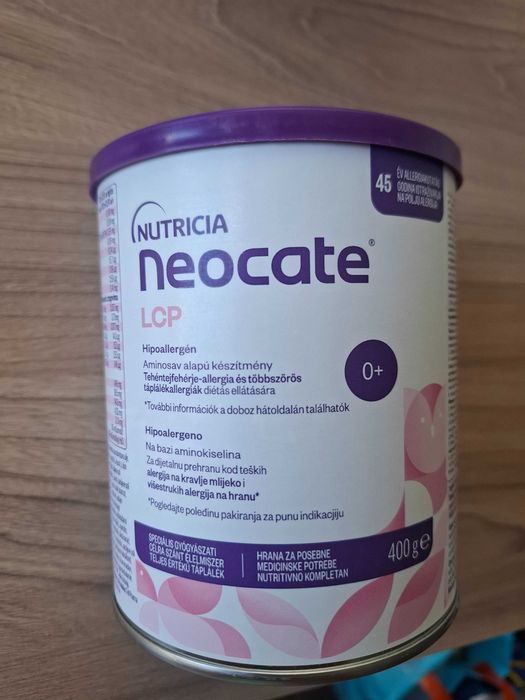 2 cutii Formula de lapte praf Neocate LCP, Nutricia, 0-12 luni, 400 g