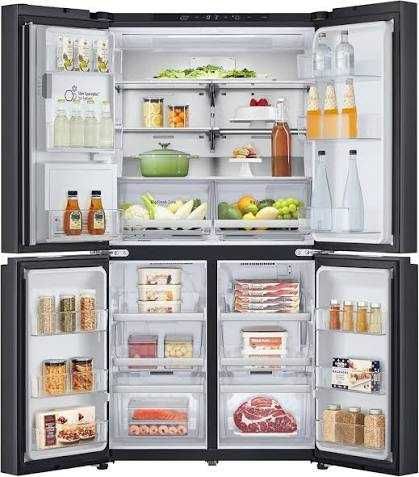 Нов инверторен хладилник с фризер side by side multi door LG GML960EVBE