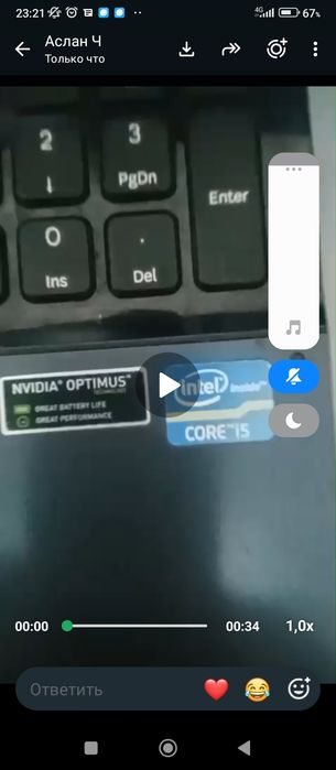 Продам ноутбук samsung core i5