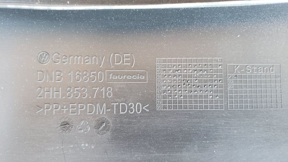 Раздувки за калници VW Amarok 2016-22g.