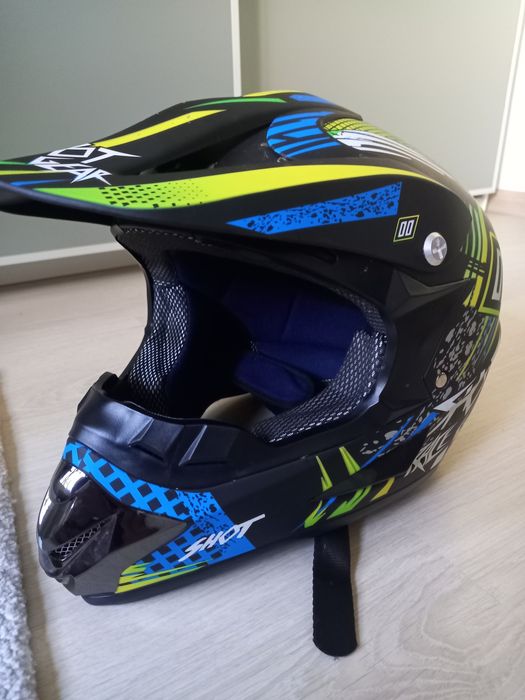 Casca bicicleta full face si ochelari transparenti MTB Silvis
