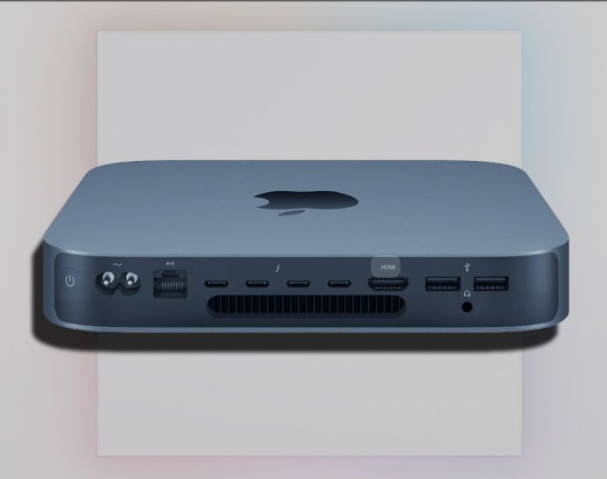 Macmini 2018, i3, ddr 8 gb, 128gb