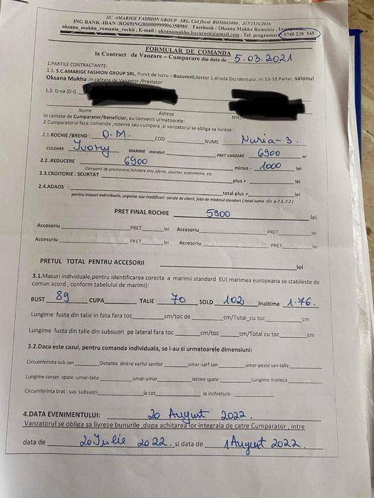 Rochie de mireasa Atelier Oksana Mukha