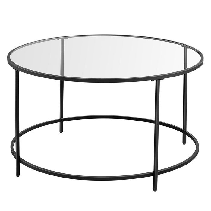 Стъклена холна маса ф60