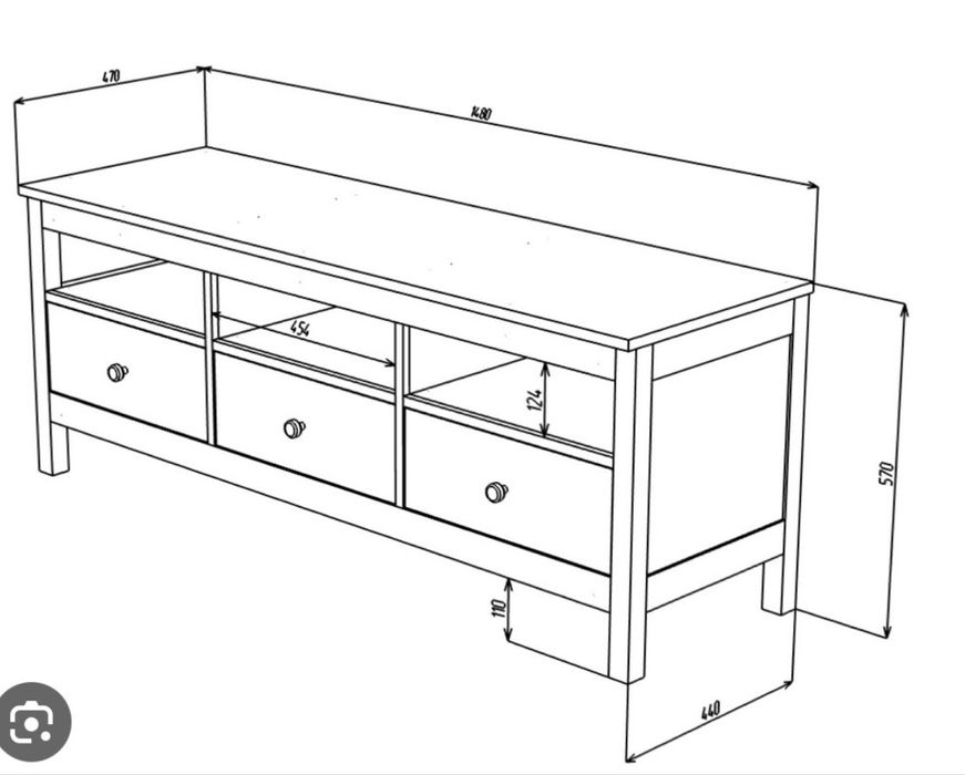 Комод Икея Хемнес Ikea