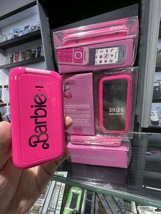 Barbie telefon yengi 2 ta simkartali