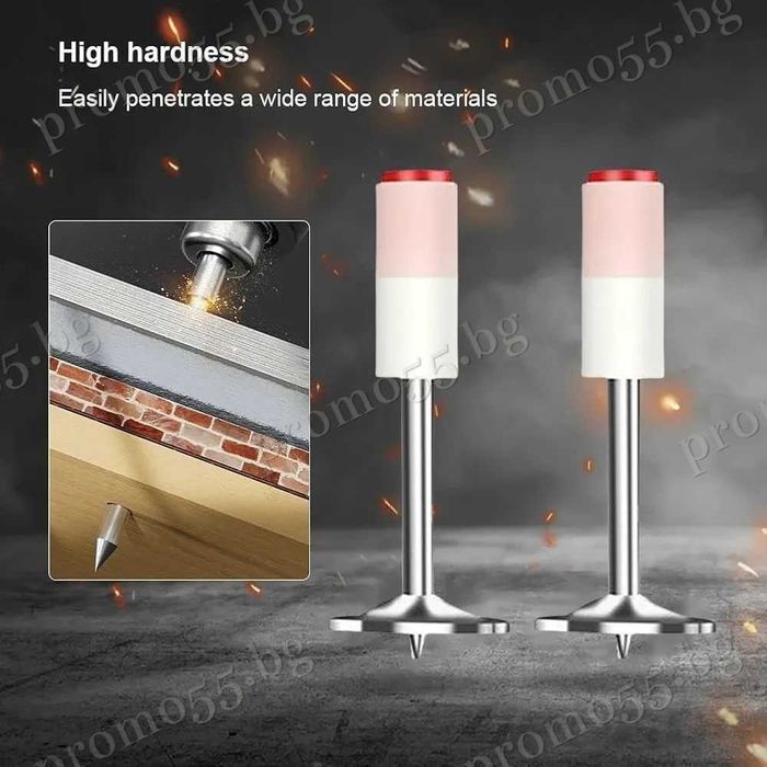 Професионални Дълги Стоманени Пирони за Пистолет за Нитове 100бр.