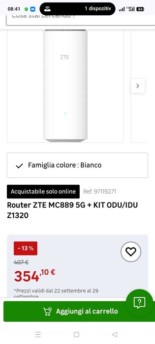 Vând router zte.