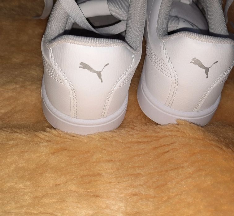 Puma- Adidași albi, damă, nou, 38