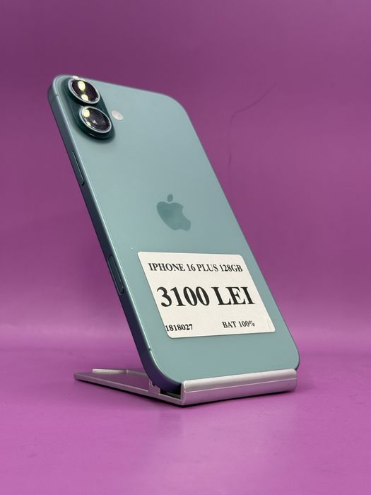 Iphone 16 Plus 128Gb 100% •Amanet Matei Crangasi•18180