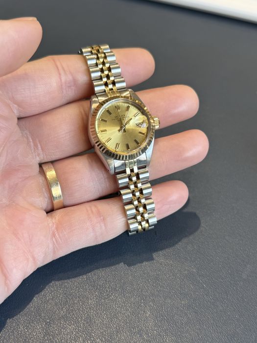 Rolex Date 26mm Aur / otel Jubilee