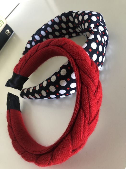 Диадеми 2 броя нови текстилни