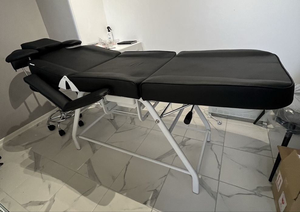 Козметичен стол  подходящ за миглопластика, микроблейдинг и грим