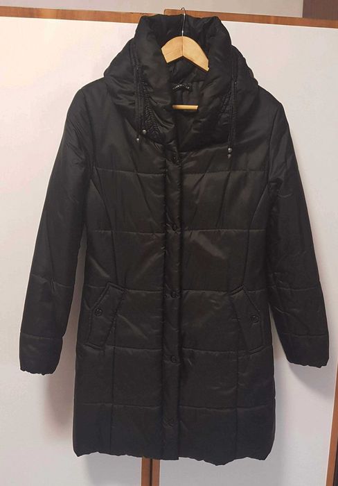 Готино дамско черно яке/шуба, М
