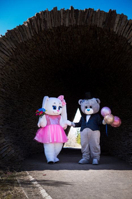 МИШКИ ТЕДДИ/ЗАЙКА аниматоры, поздравление