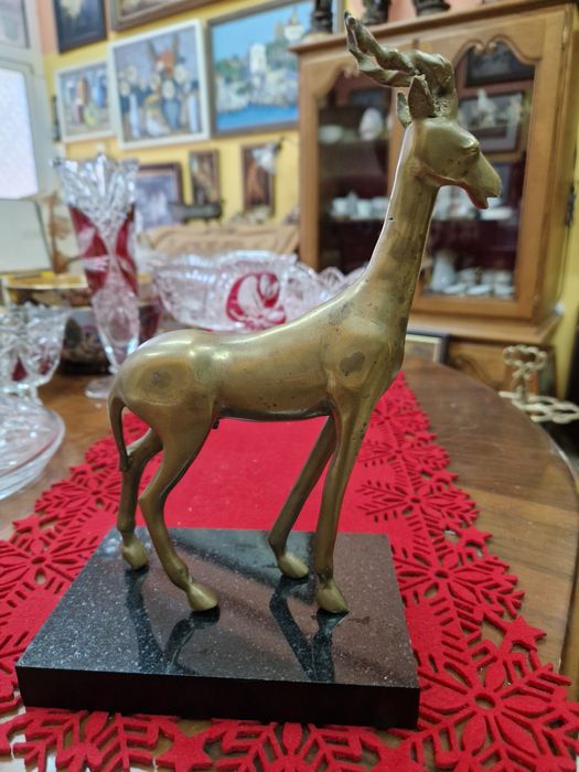 Страхотна антикварна френска бронзова фигура статуетка