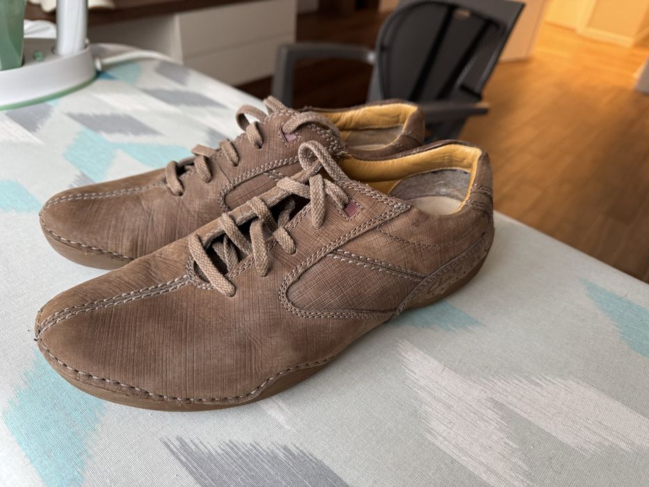 Оригинални мъжки кожени обувки Clarks