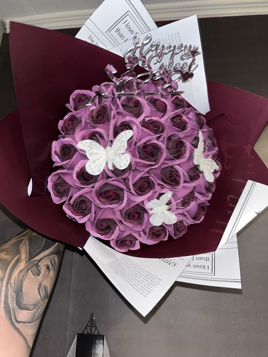 buchete trandafiri sapun buchet stitch 101 fire cadou personalizat