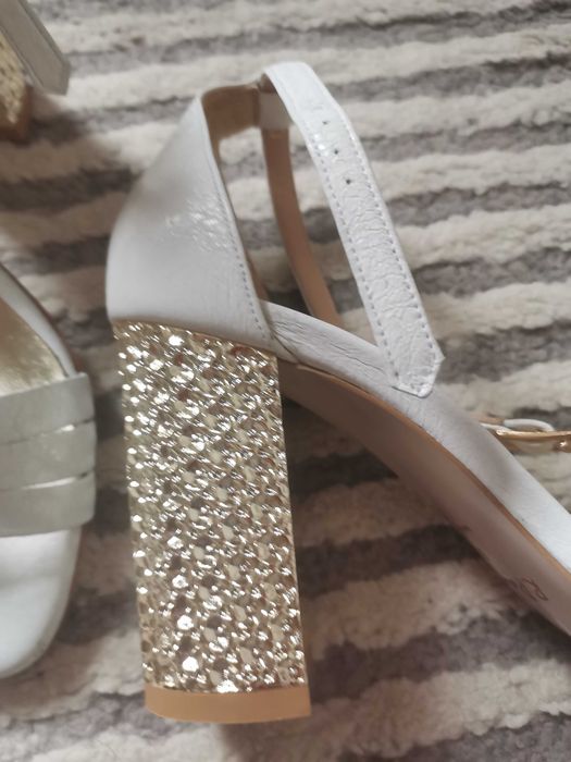 Сандали Polanski в бял цвят