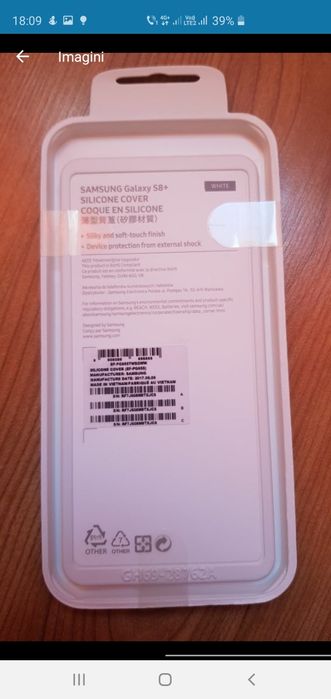 Husa Samsung S8 plus alba silicon