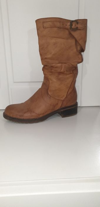 Дамски ботуши в кафяво