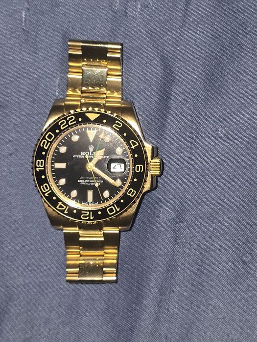 Rolex gmt master II solid gold