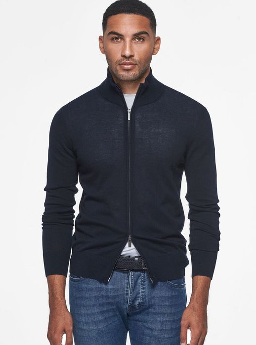 Италианска кашмирена жилетка за мъж XXXL нова