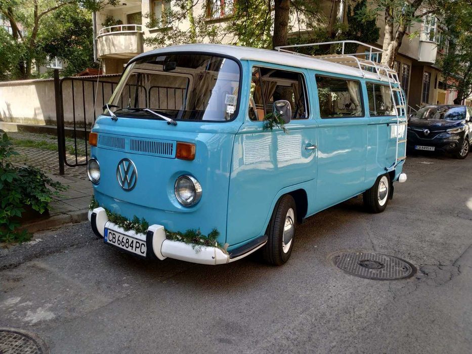 Ретро VW микробус под наем за сватба, абитуриентски бал, клип, реклама