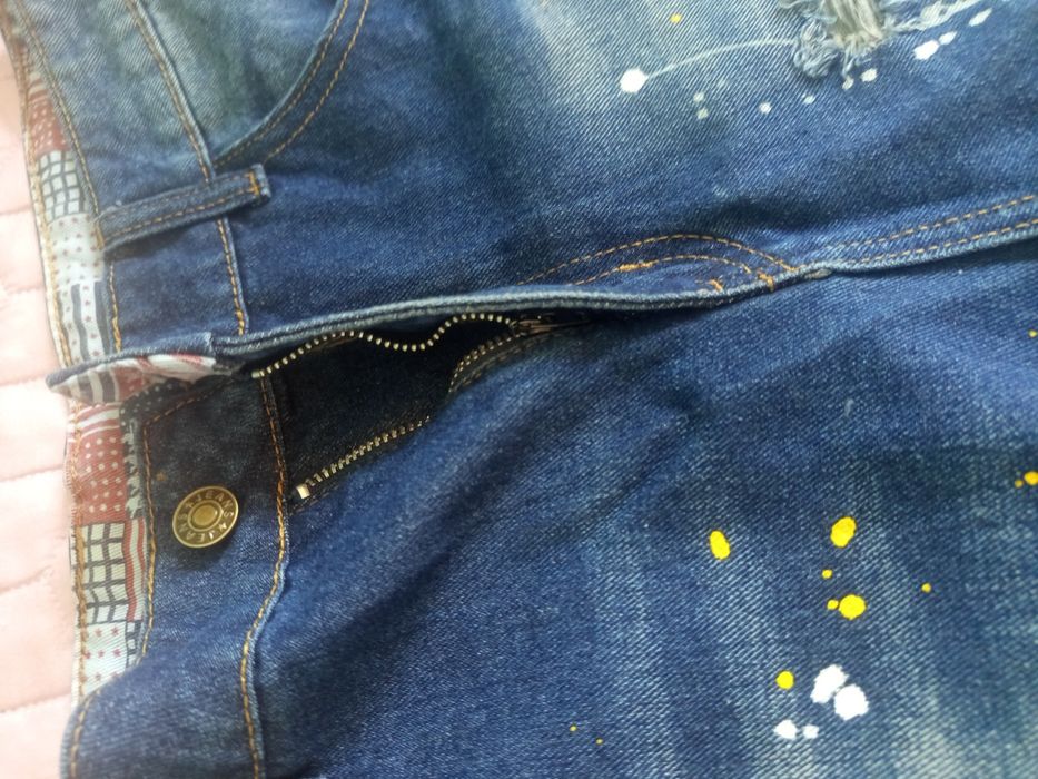 Дънкови къси гащи